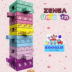 zooglu Unicorn Stacking Tumbling Tower Blocks Toy-picture-22