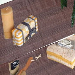 Mopak Decor Brown Set of 1 Regular Shelf Liner Organisers image 4