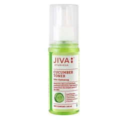 Jiva Set Of 2 Cucumber Toner Rejuvenates Skin & Restores Ph Balance-100ml Each image 2
