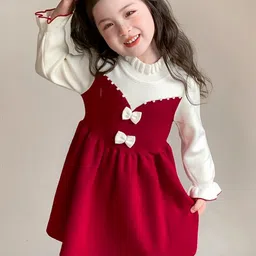 LULU & SKY Colourblocked A-Line Dress-picture-45