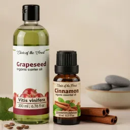 ELIXIR OF THE FOREST Set Of 2 Cinnamon Essential Oil - 15 ml & Grapeseed Oil - 200 ml-picture-26