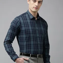 Van Heusen Slim Fit Checked Formal Shirt image 2