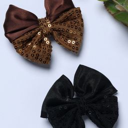 FUNKRAFTS Girls Set of 2 Embellished Alligator Hair Clip-picture-45