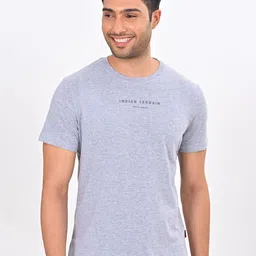 Indian Terrain Men Typography Printed Round Neck Pure Cotton T-shirt-picture-23