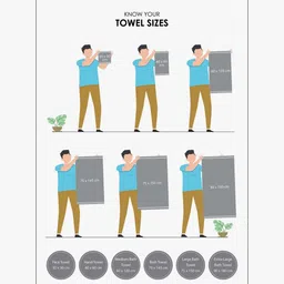 Bichauna Grey Cotton 525 GSM Bath Towel image 5