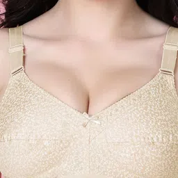 SHYAM SONS FLAIR Women Pack Of 3 Floral Full Coverage Seamed Non Padded Minimizer Bra image 2