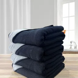 LABHAM Black 4 Cotton 450 GSM Bath Towel image 3