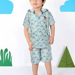 Bad Boys Boys Printed Shirt with Shorts-image-44