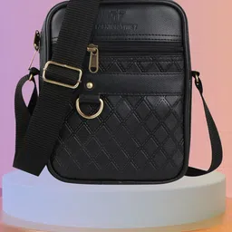 Fashion twist Unisex Textured Messenger Bag-picture-33