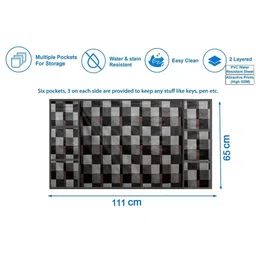 The Furnishing Tree Brown Plastic Refrigerator Cover image 3