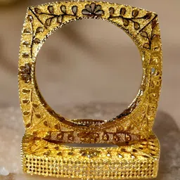 MAA sitala store Set of 2 Gold-Plated Brass-picture-21