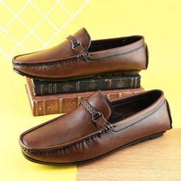 Provogue Men Leather Formal Loafers-picture-13