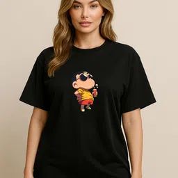 Anikmart Women Printed Dri-FIT T-shirt-image-91