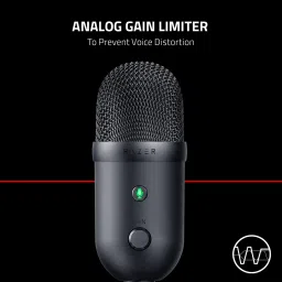 RAZER Seiren V2 X USB Wired Microphone with Digital Analogue Gain Limiter (Black) image 5