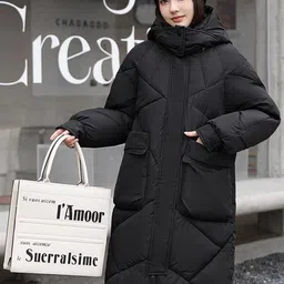 bebe Women Lightweight Longline Puffer Jacket-image-10