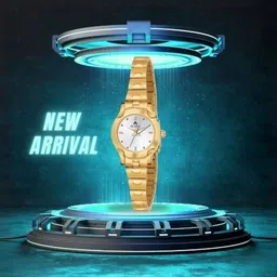 Aglance Women Round Dial & Metal Straps Analogue Watch New994_8019YM03-picture-19