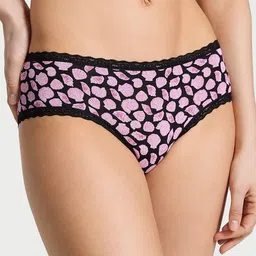 Victoria's Secret The Lacie Lace-Waist Cheeky Brief - 112606097B64-picture-30