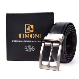CIMONI Men PU Reversible Formal Belt image 1