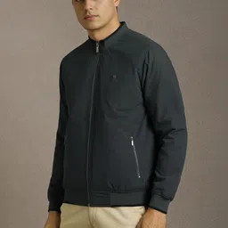 Louis Philippe Men Lightweight Bomber Jacket image 3