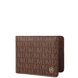 Da Milano Men Leather Printed Two Fold Wallet image 4
