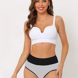 ORLIZEA Set Of 4 Cotton Blend Hipster Briefs image 4