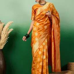 Suha Woven Design Zari Art Silk Banarasi Saree-picture-24