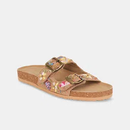 Forever Glam by Pantaloons Women Printed Open Toe Flats with Buckles image 2