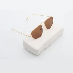 PELLE LUXUR Unisex Round Sunglasses with UV Protected Lens PL25GS211-picture-17