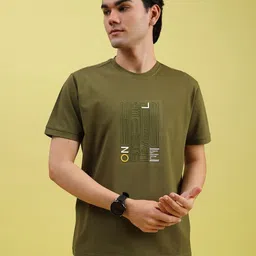 V-Mart Typography Printed Round Neck Cotton T-shirt-picture-22