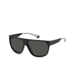 Polaroid Men UV Protected Lens Full Rim Rectangle Sunglasses image 2