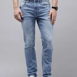 U.S. Polo Assn. Denim Co. Men Brandon Slim Tapered Fit Heavy Fade Stretchable Jeans-picture-20