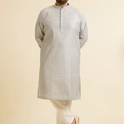 Manyavar Men Regular Kurta with Pyjamas image 1