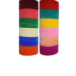 trylo fashion Set Of 144 Velvet Bangles-picture-16