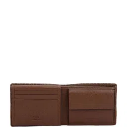 Da Milano Men Typography Printed Leather Two Fold Wallet image 5