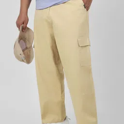 Urbano Plus Men Loose Fit Cargos Trousers-picture-22