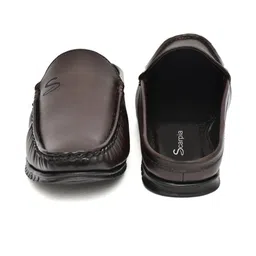 SCARPIA Men Round Toe Synthetic Loafers image 4