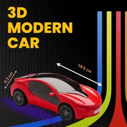 kid kraze Rechargeable High Speed Remote Control Famous Car & 3D LED Light For Kids_A638 image 5