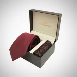 The Tie Hub Men Accessory Gift Set Necktie with Pocket Square Combo-picture-27