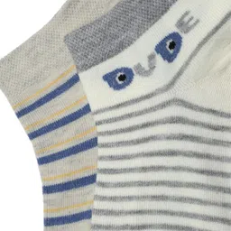 N2S NEXT2SKIN Kids Striped Ankle-Length Socks image 2