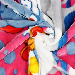 Monte Carlo Pink & Pink Cartoon Characters Blanket image 4