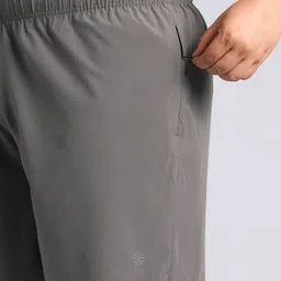CULT Men Dark Grey Runner's Essential Mid-Rise Plus Size Shorts image 2