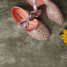 BOYZ N GALZ Girls Embellished Party Ballerinas with Bows Flats-picture-20