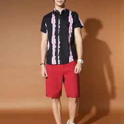 TANDUL Smart Fit Abstract Printed Spread Collar Casual Shirt image 5