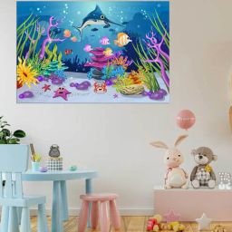 Vignharta Lord Ganesha Self Adhesive Wall Poster for Home Decor(Vinyl, 24 x 36 Inch) by WENS-picture-1