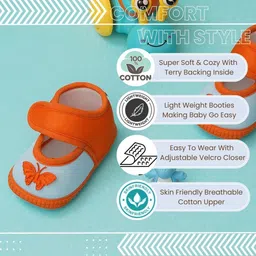 NESKA MODA Girls Cotton Booties image 4