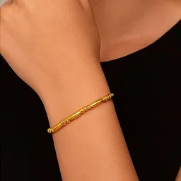 ISHTAARA Women Korean Stainless Steel Gold-Plated Bracelet image 3