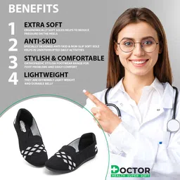 DOCTOR HEALTH SUPER SOFT Women Textured High-Top Slip-On Sneakers image 5