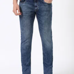 Peter England Casuals Men Skinny Fit Heavy Fade Jeans-image-54