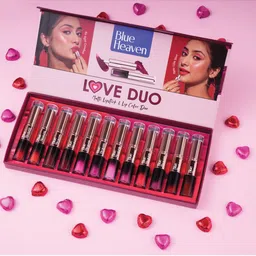 Blue Heaven Love Duo 2-in-1 Dual-Sided Matte Lipstick & Lip Colour 1.5ml + 4g - Shade 07 image 2