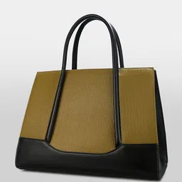 itti Textured PU Oversized Structured Handheld Bag image 4